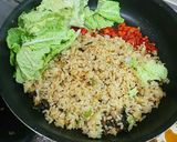 白菜たっぷり！ヘルシー炒飯作り方5写真