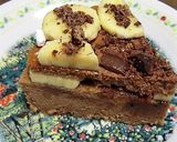 小学生と作る、チョコバナナホールケーキ作り方5写真