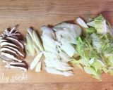 白菜と玉子のあんかけごはん作り方1写真