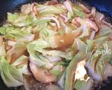 白菜と玉子のあんかけごはん作り方4写真