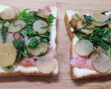 七草が余ったら【七草ピザトースト】作り方8写真
