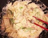 余り食材で♪白菜とろとろお餅グラタン作り方5写真
