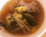豚とキャベツの簡単コンソメスープ作り方5写真