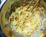 二歳児 vs 野菜たっぷりお好み焼き作り方3写真