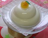 簡単。鏡もち風 ☆ ミルクプリン作り方6写真