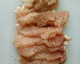 減塩！胸肉とブロッコリーの中華風餡掛け作り方1写真