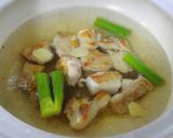 ◆揚げ餅入り♪鶏塩だしのゆず胡椒鍋◆作り方5写真