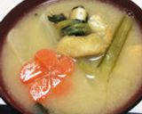 白カブと油揚げの味噌汁作り方11写真