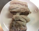 圧力鍋で茹で豚と角煮作り方4写真