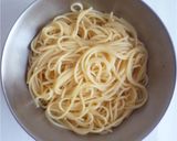 アンチョビとパルメザンガーリックのパスタ作り方4写真
