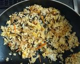 二歳児 vs 野菜ひじき炒飯作り方8写真