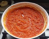 赤ピーマンとパンチェッタのパスタ作り方5写真