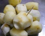 簡単！肉巻き里芋の七味照り焼き作り方1写真