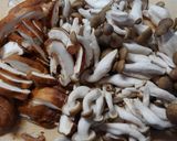 簡単和食の一品＊菜の花と鶏ささみの和風煮作り方1写真