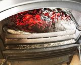 リードでしっとり薪ストーブ焼き芋作り方4写真