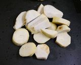 レンジで簡単！里芋のタラモサラダ作り方1写真
