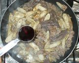 牛肉とごぼうとこんにゃくの白ゴマ味噌煮作り方9写真