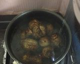 里芋と蒟蒻と豚肉と玉ねぎと人参の煮物作り方1写真