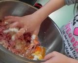 デミグラハンバーグの簡単恵方巻き♪作り方4写真