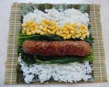 デミグラハンバーグの簡単恵方巻き♪作り方9写真