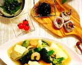 海老と豆腐とブロッコリーの旨みあんかけ♡作り方4写真