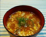 わが家の玉子と白菜の味噌汁｡.:*♡✿ฺ作り方5写真