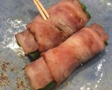 焼いて押さえて巻く!お弁当のベーコン巻き作り方4写真