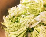 油はたった1/2低カロリーの鶏のつくね鍋作り方2写真