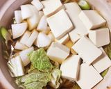油はたった1/2低カロリーの鶏のつくね鍋作り方3写真