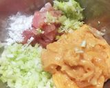 油はたった1/2低カロリーの鶏のつくね鍋作り方6写真