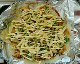 おもち消費！トースターで照り焼きお餅ピザ作り方6写真