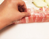 揚げない(^-^)玉ねぎの肉巻きフライ作り方4写真
