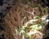 白菜とベーコンのペペロンチーノ作り方5写真