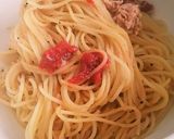 梅とツナの和風パスタ作り方5写真