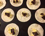 餃子の〆！？皮パリ！チョコカスタード焼作り方3写真