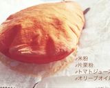 グルテンフリー.トマト味の目分量米粉パン作り方8写真