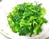 菜の花の辛子お浸し作り方3写真