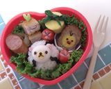 プレゼント風ニラ玉　キャラ弁のおかず作り方4写真
