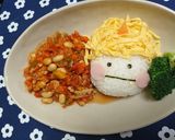 節分にポークビーンズと鬼ウインさん♡作り方36写真