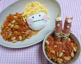 節分にポークビーンズと鬼ウインさん♡作り方37写真
