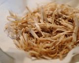 ゴボウの素揚げと水菜サラダ作り方1写真