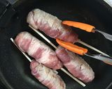 甘辛タレの肉巻きおにぎり棒作り方7写真