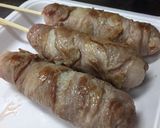 甘辛タレの肉巻きおにぎり棒作り方8写真