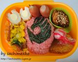 キュウレンジャー シシレッド♡キャラ弁作り方6写真