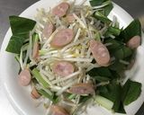 簡単！節約 もやしと青菜のさっぱり和え作り方1写真