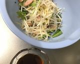 簡単！節約 もやしと青菜のさっぱり和え作り方3写真