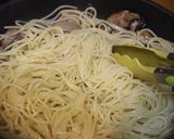 お正月料理リメイク★数の子入り牡蠣パスタ作り方3写真