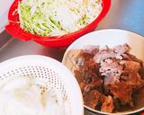 ホットプレートでお好み牛すじ焼き ♪作り方4写真