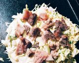 ホットプレートでお好み牛すじ焼き ♪作り方6写真