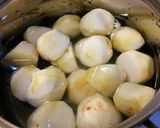 スルメイカとさといもの煮物。作り方2写真